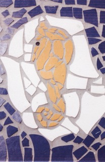 Seahorse Mosaic Sold